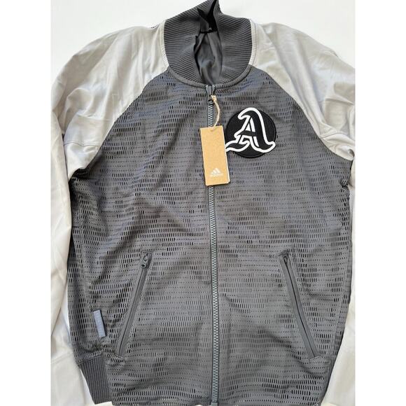 Adidas VRCT Primeblue Gray Jacket FP8121 Men’s Size S $100 NWT - Picture 5 of 9